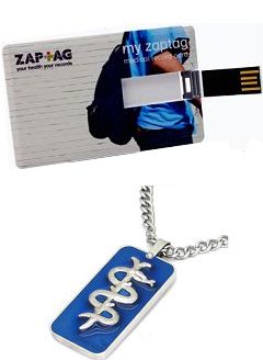 ZAPTAG MEDICAL MEMORY CARD