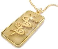 9CT GOLD MEDICAL TAGS