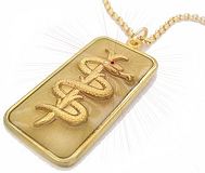 9CT GOLD MEDICAL TAGS