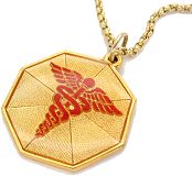 9CT GOLD MEDICAL TAGS