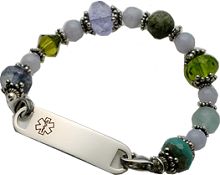 BEADED MEDICAL ID BRACELET