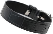 Black Faux Leather Strap