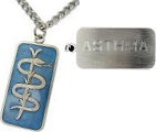 ASTHMA MEDICAL ALERT PENDANT