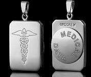 INFOMEDIC MEDICAL CAPSULE PENDANT