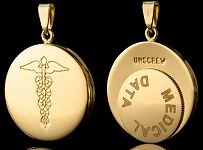 INFOMEDIC MEDICAL CAPSULE PENDANT