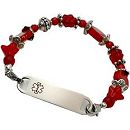 STYLISH BEADED ID BRACELETS