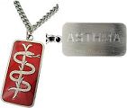 ASTHMA MEDICAL ALERT PENDANT