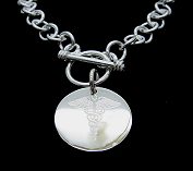 SILVER TIFFANY MEDICAL TAG