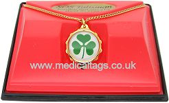 SOS TALISMAN NECKLACE SHAMROCK