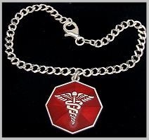 SILVER MEDICAL BRACELET