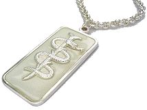 STERLING SILVER MEDICAL TAGS
