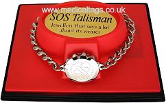 SOS TALISMAN SILVER LADIES BRACELET