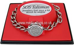 SOS TALISMAN CHROME GENTS BRACELET