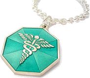 STERLING SILVER MEDICAL TAGS