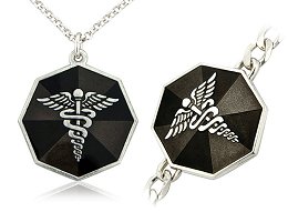 STERLING SILVER MEDICAL TAGS