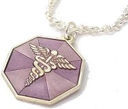 STERLING SILVER MEDICAL TAGS