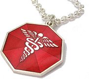 STERLING SILVER MEDICAL TAGS