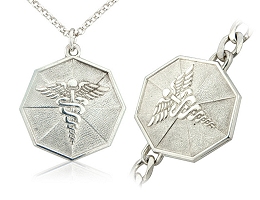 STERLING SILVER MEDICAL TAGS