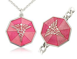 STERLING SILVER MEDICAL TAGS