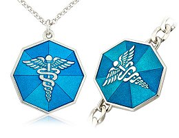 STERLING SILVER MEDICAL TAGS