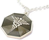 STERLING SILVER MEDICAL TAGS