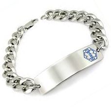 STEEL LINK ID BRACELET