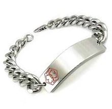 STEEL LINK ID BRACELET