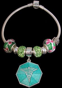 BEADED MEDICAL ID BRACELET