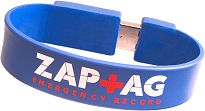 ZAPTAG MEDICAL WRISTBAND
