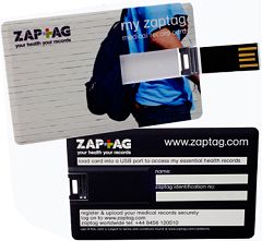 ZAPTAG MEDICAL MEMORY CARD